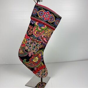 Vera Bradley Symphony in Hue Christmas Stocking – Retired Print